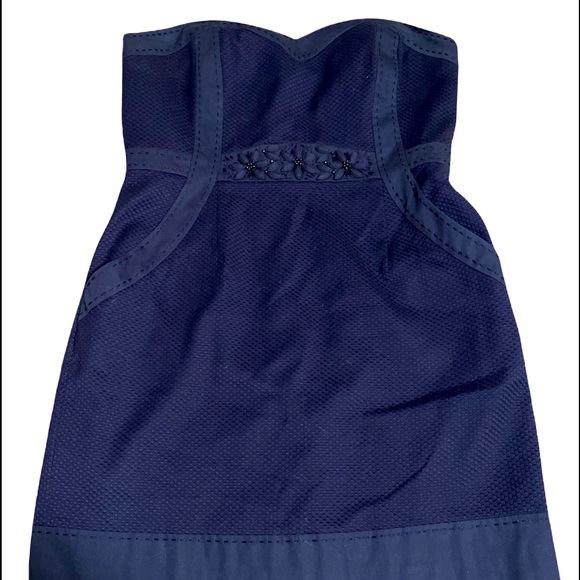 Rebecca Taylor Dresses & Skirts - Rebecca Taylor Size 12 Strapless Peplum Dress with Pockets